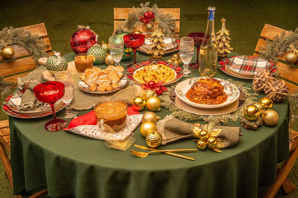Imagen alusiva a una cena tradicional de Navidad
