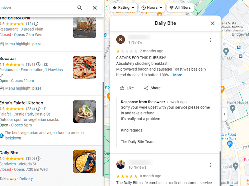 Dela reseña a la reserva